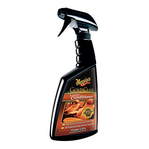 Meguiar's Gold Class Leather Conditioner Spray for Car Seats - Premium Leather Care - Protect Against Cracking, Fading a